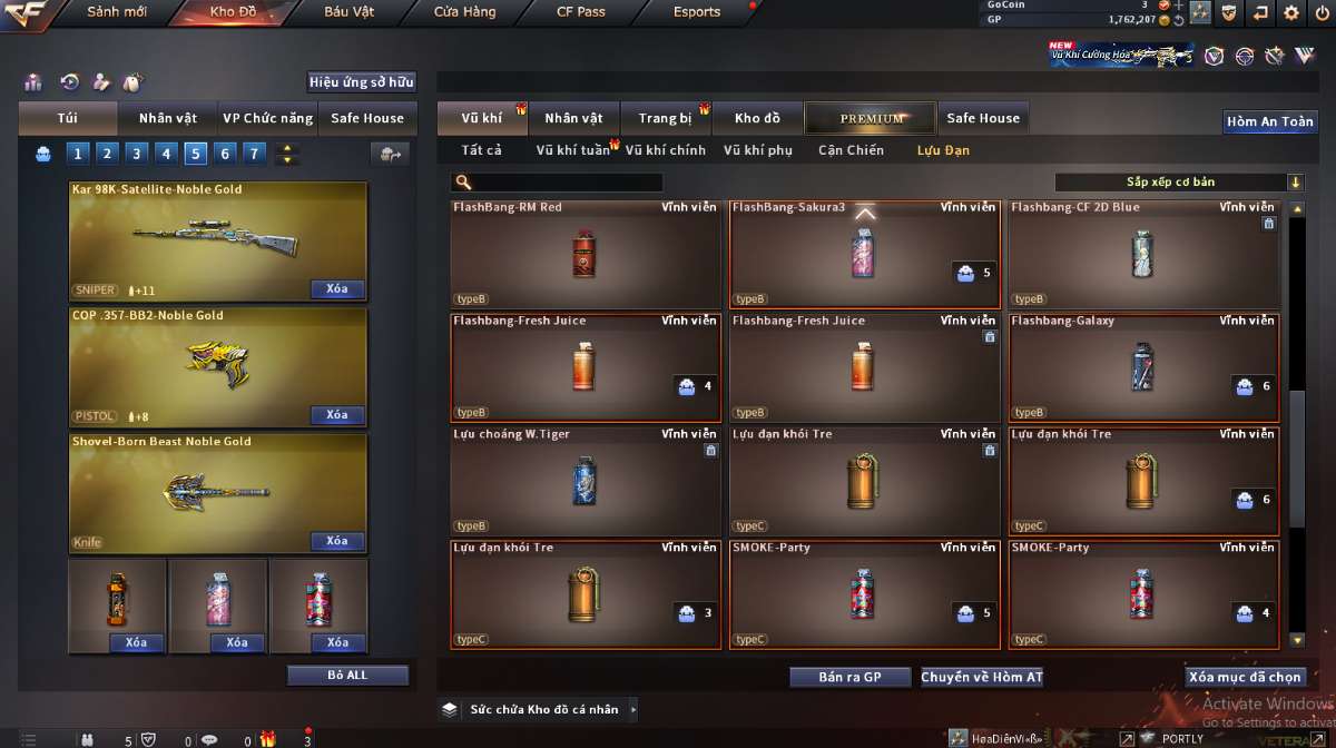 shop acc cf uy tin gia re